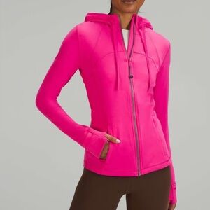 Lululemon Athletica Vibrant Pink Hoodie Jacket